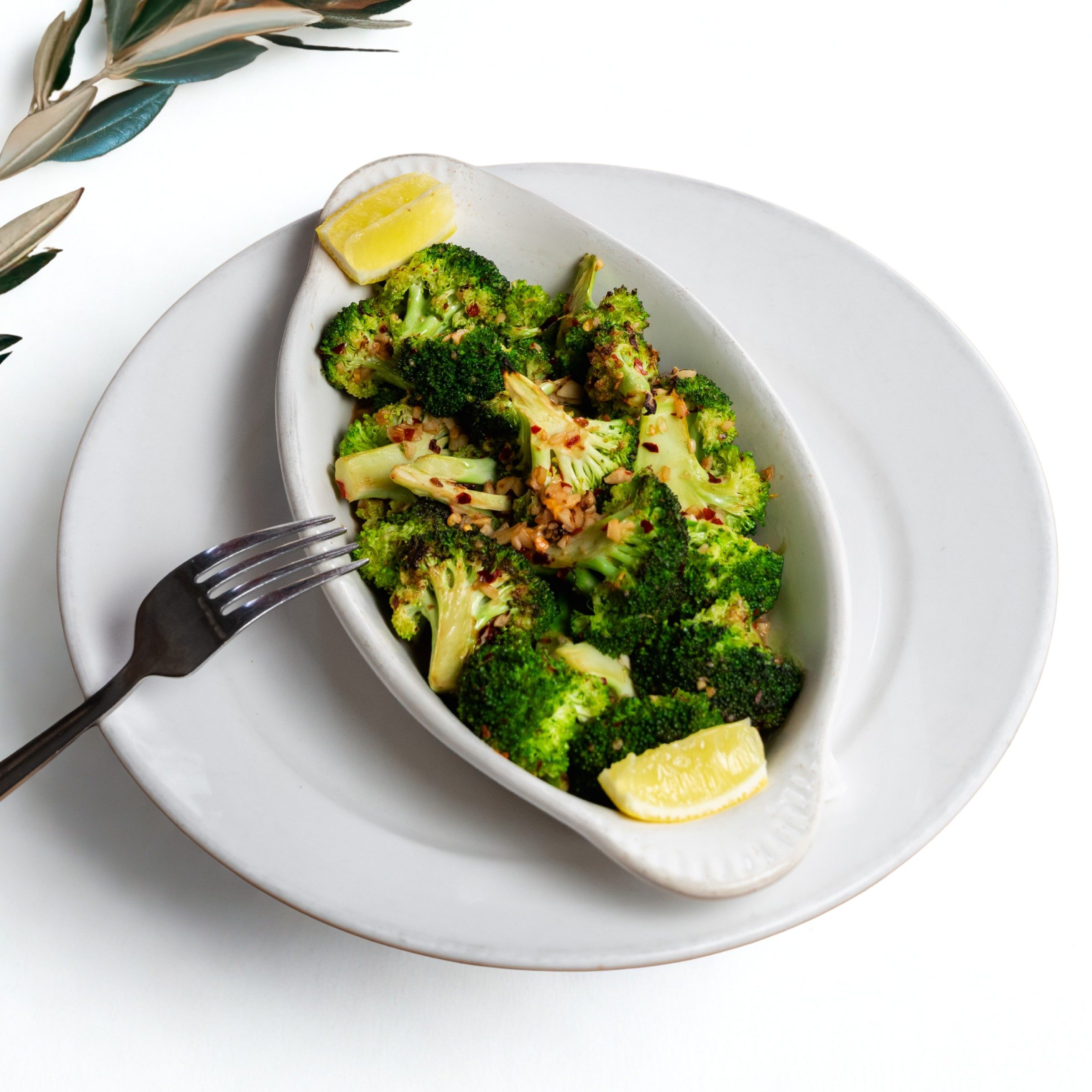 Catering Zesty Garlic-Chili Broccoli.