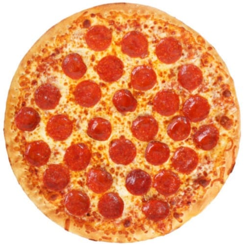 Classic Pepperoni Pizza.