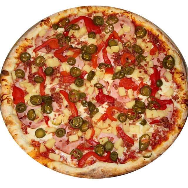 Twin Peaks Hawaiian Pizza.
