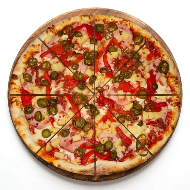 Twin Peaks Hawaiian Pizza.