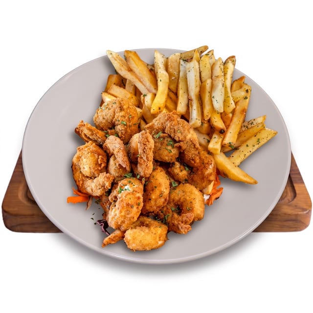 Prawns & Fries.