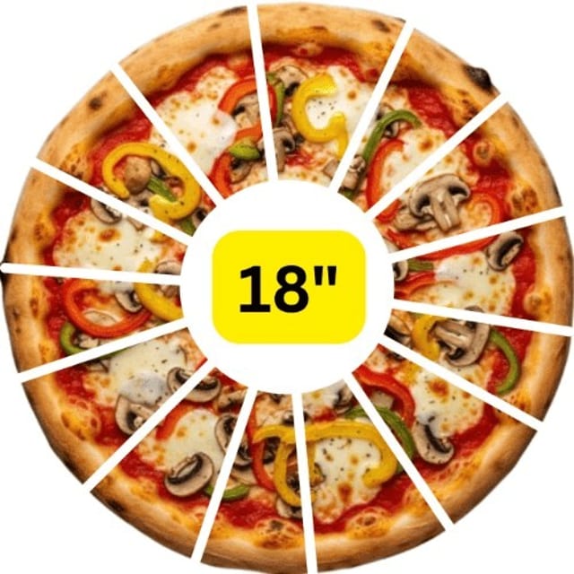 18" Extra Large Pizza.