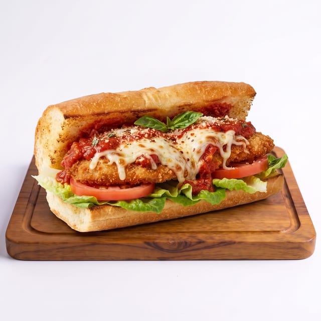 Chicken Parmigiana Sub.