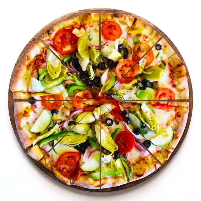 Roma Garden Pizza.